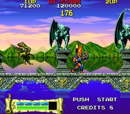 une photo d'Ã©cran de The Astyanax sur Arcade